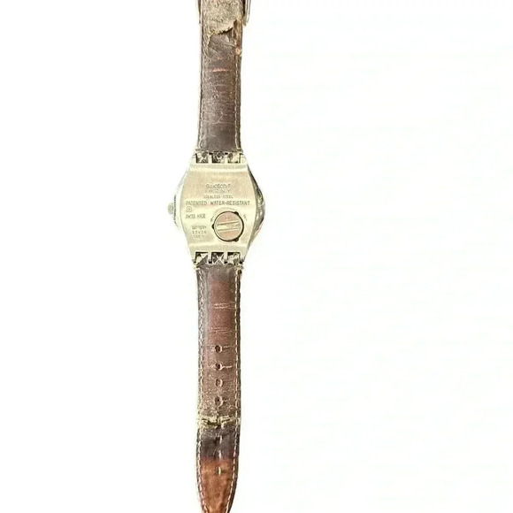 Swatch Irony Time of Duty Python band Watch NEW battery! - Picture 2 of 6